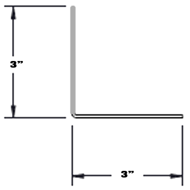 Roll Form Angle - ¾” x ¾” up to 2-1/2” x 2-1/2”, 16 Ga – 10 Ga material